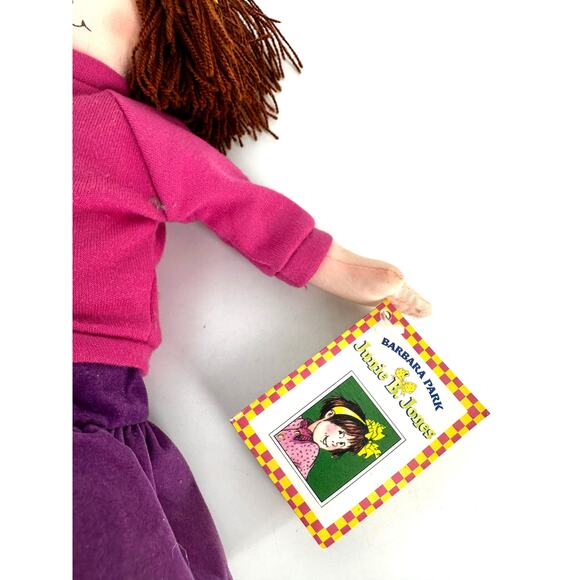 Junie B Jones doll 11" 2000 Barbara Parks Merry Maker Toy with tag - Picture 5 of 6